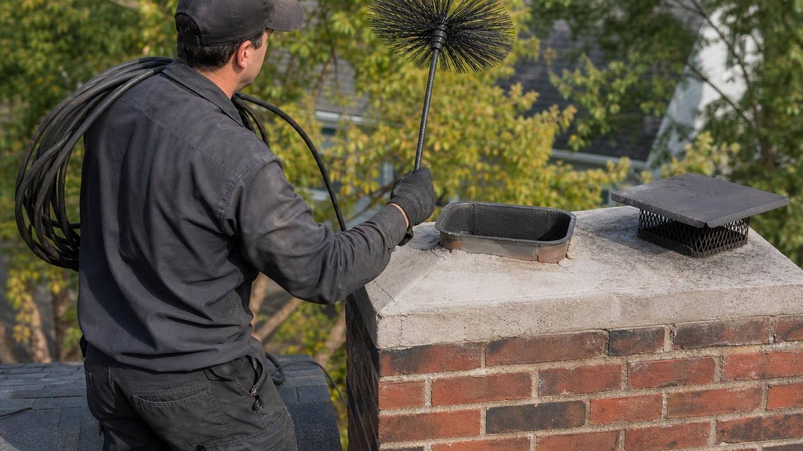 Practical chimney sweep & inspection in Lewisville